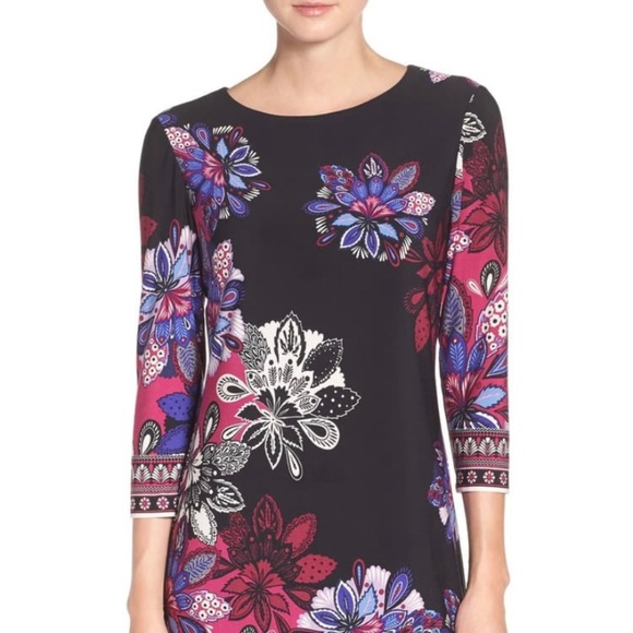 Donna Morgan Jersey Shift Dress - Picture 1 of 5